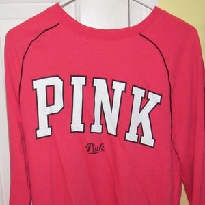 PINK Coral Crew Neck